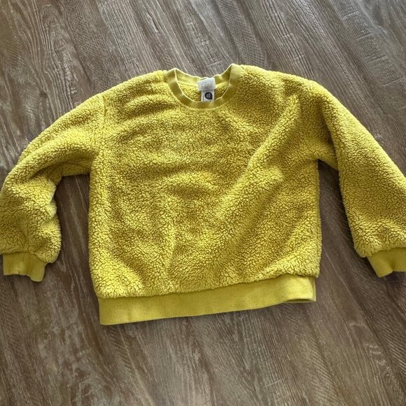 Hanna Andersson Yellow Fleece Sweater - Picture 2 of 4